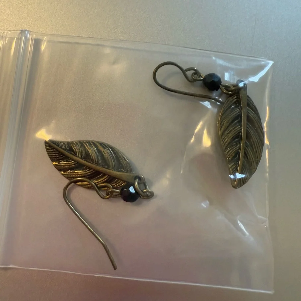 Elegant Leaf Design Earrings